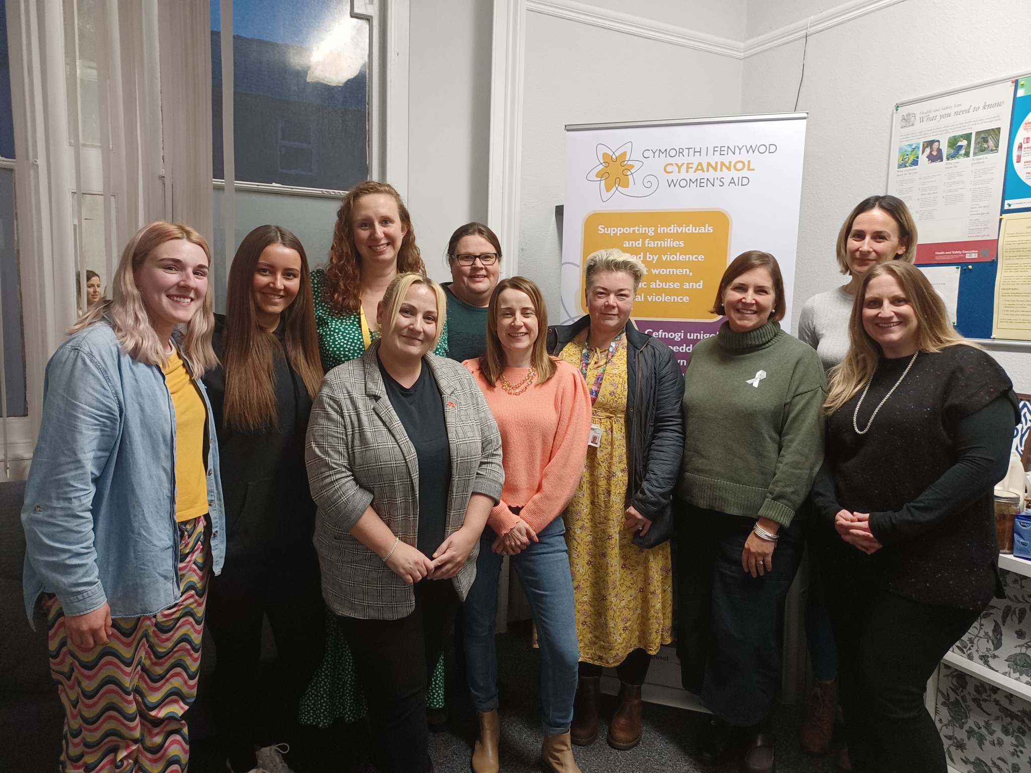 Domestic Abuse Commissioner visit - Cyfannol Women's Aid
